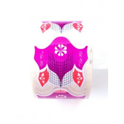 Sablon constructie unghii 100 buc #141022 Sabloane constructie unghii